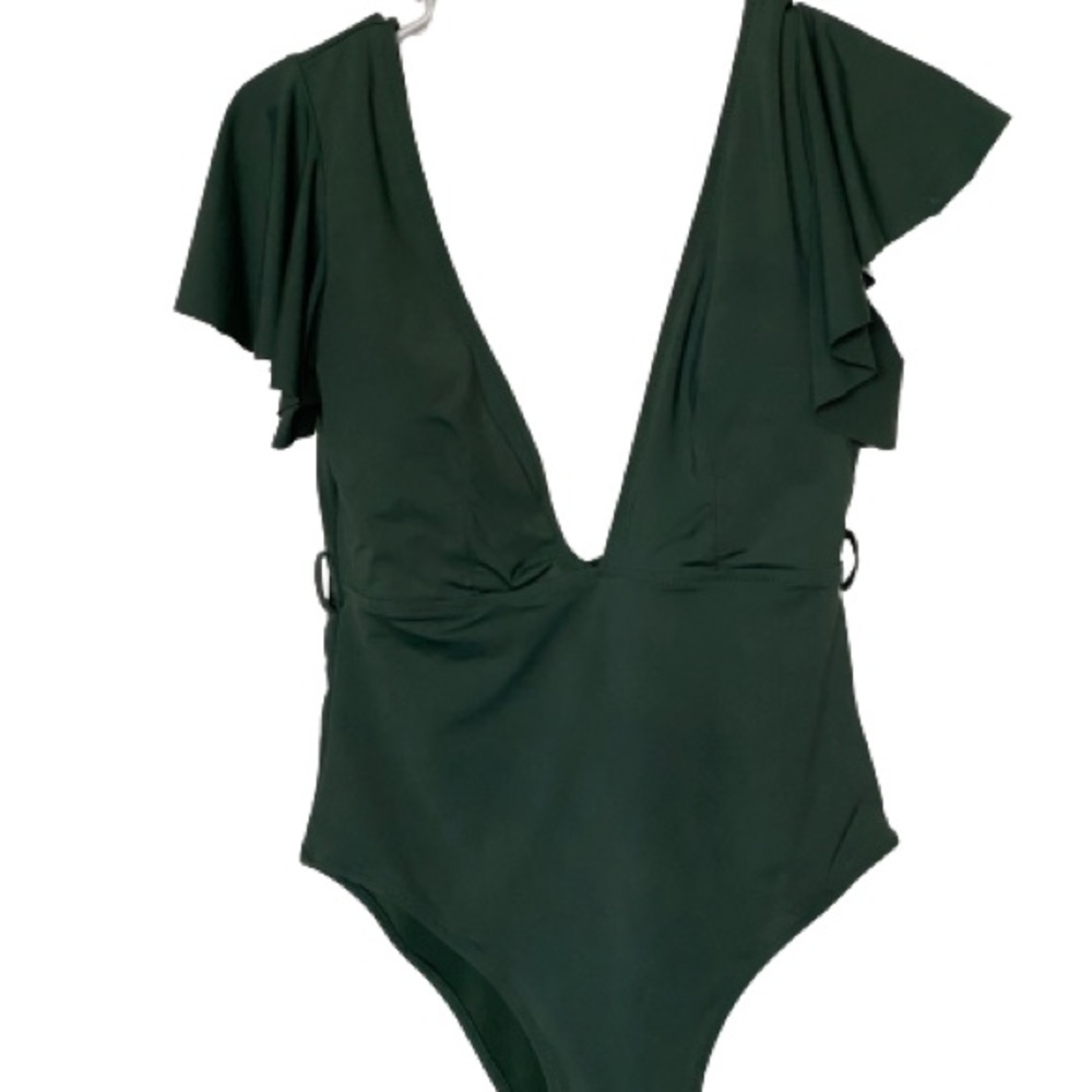 Fashion Nova Villa Drinks Ruffle One Piece